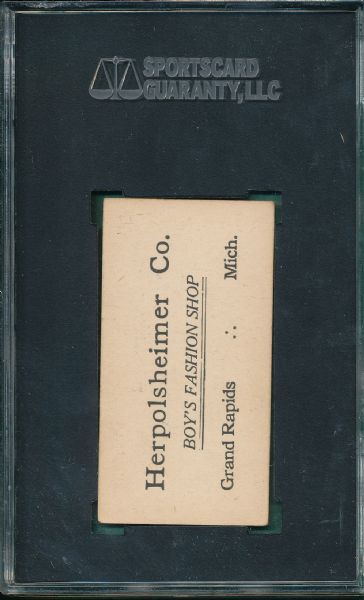 1916 M101-4 #140 Ragan, Herpolsheimer Co SGC 60 *Only 2 Graded*