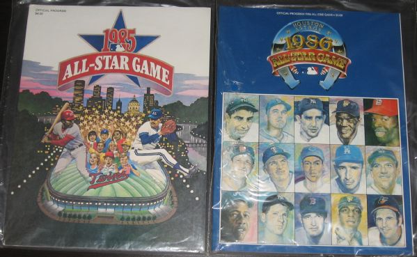 1984-90 All-Star Game Programs Lot of (7)