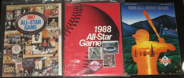 1984-90 All-Star Game Programs Lot of (7)