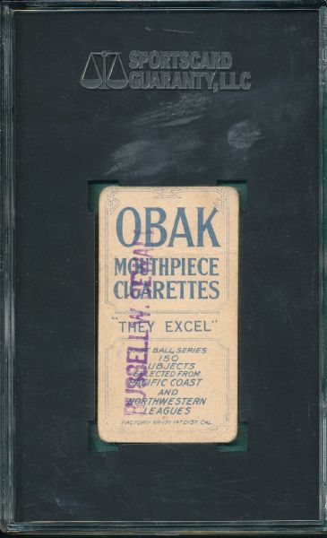 1910 T212-2 Melchoir Obak Cigarettes SGC 10 *150 Subject*