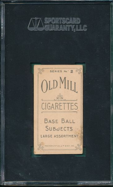 1910 T210-2 Cote Old Mill Cigarettes SGC 30