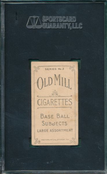 1910 T210-3 Burk Old Mill Cigarettes SGC 30