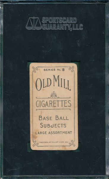1910 T210-8 Rohe Old Mill Cigarettes SGC 30