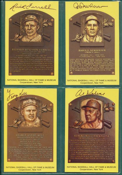 Autographed Postcards of Hall of Famers Lot of (12) W/ Killebrew