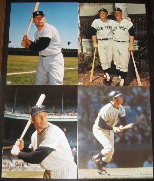 Lot of (12) New York Yankees 8 X 10 Photos W/ Babe Ruth