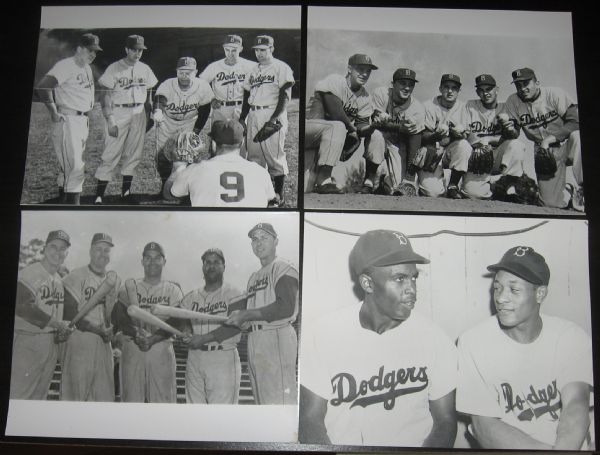 Lot of (21) Brooklyn Dodgers 8 X 10 Photos W/ Sandy Koufax