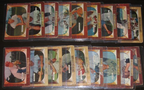 1955 Bowman Lot of (52) W/ Mays & Aaron