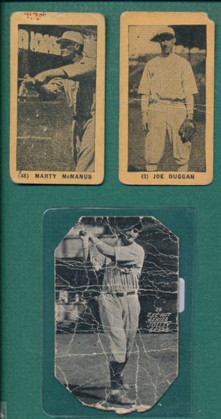 1911-29 Type Card Variety (5) Card Lot W/ M116 Pelty