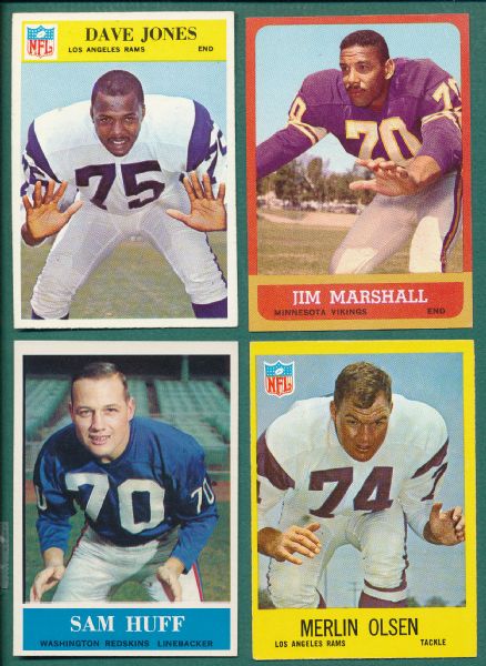 1962-67 Topps & Philadelphia Lot of (24) W/ Many HOFers, Deacon Jones