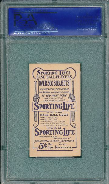 1911 M116 Fred Payne Sporting Life PSA 6