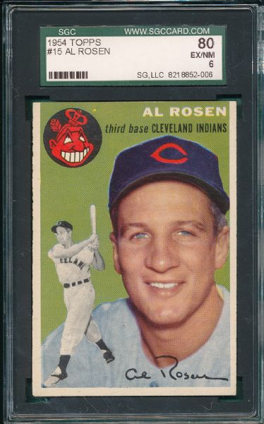 1954-55 Topps & Bowman (3) Card Lot W/ Rosen SGC