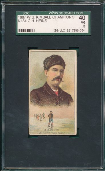 1887 N184 C. H. Heins Kimballs Champions SGC 40