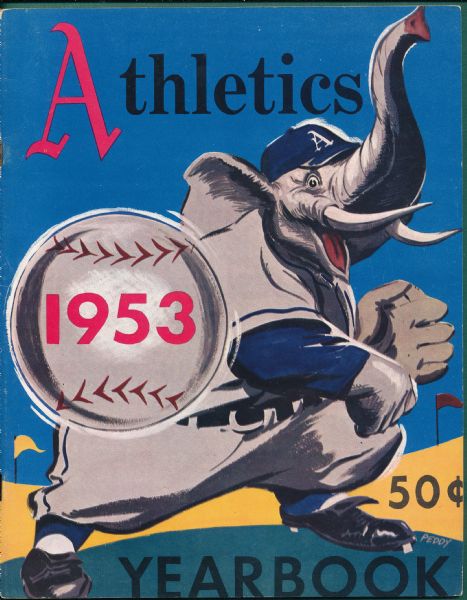 1953 Philadelphia Athletics Yearbook & 1948 Lou Brissie, Autographed Ball