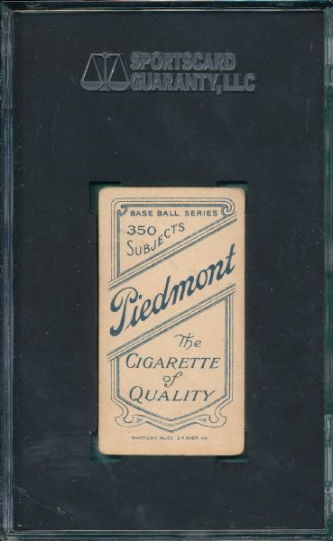 1909-1911 T206 Lavender Piedmont Cigarettes SGC 40