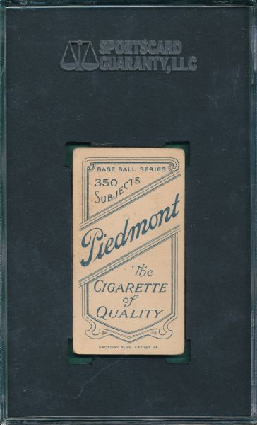 1909-1911 T206 Moeller Piedmont Cigarettes SGC 40