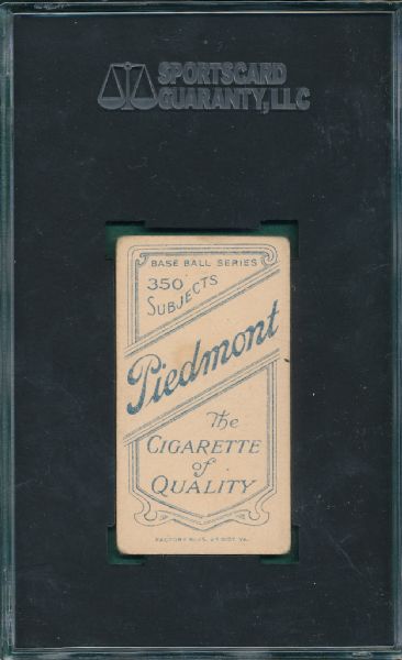 1909-1911 T206 Egan Piedmont Cigarettes SGC 30