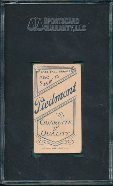 1909-1911 T206 Mullen, Portrait, Piedmont Cigarettes SGC 45