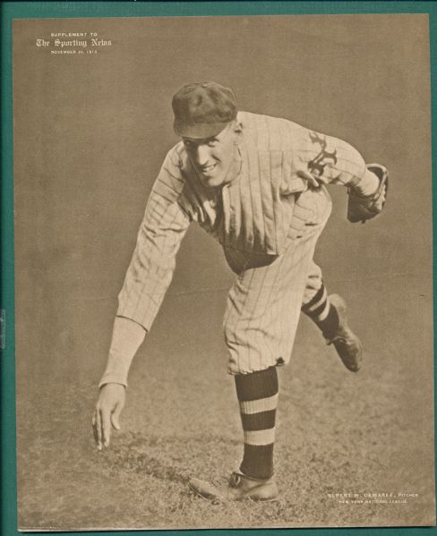 1909-13 M101-2 New York Giants Lot of (3) W/ Merkle, Sporting News Insert