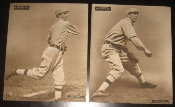 1909-13 M101-2 Philadelphia Athletics Lot of (3) W/ Coombs, Sporting News Insert