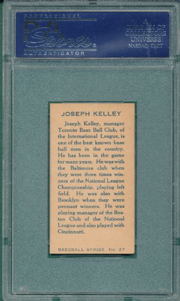 1912 C46 Kelley Imperial Tobacco PSA 5
