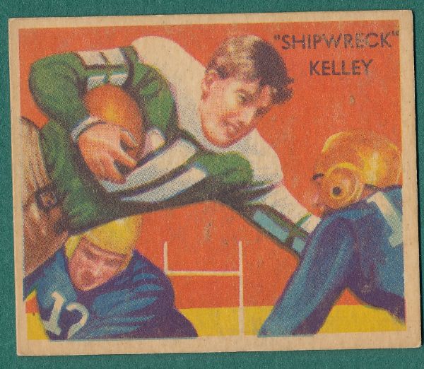 1935 National Chicle FB #22 Shipwreck Kelley *Crease Free*