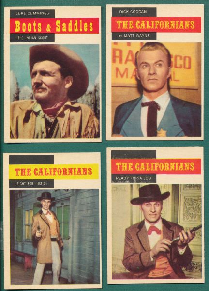 1958 Topps Television Western Lot of (61)