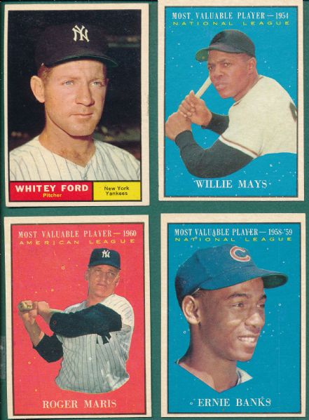 1961 Topps  Lot of (35) W/ Willie Mays *Pack Fresh*