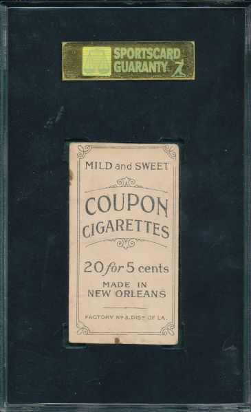 1914 T213-2 Speaker Coupon Cigarettes SGC 30 *Presents Better*