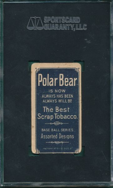 1909-1911 T206 Marquard, Follow Through, Polar Bear Tobacco SGC 20 *Name on Top*