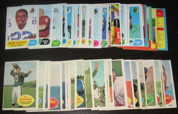 1960-68 Topps FB Lot of (158) W/Hayes
