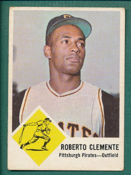 1963 Fleer #56 Roberto Clemente 