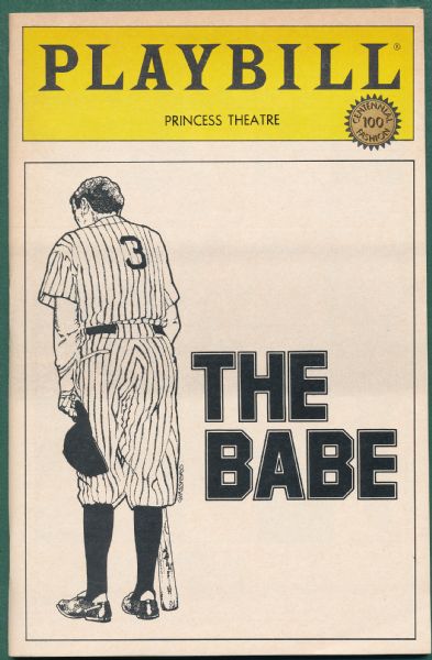 1984 Playbill The Babe from Princess Theatre