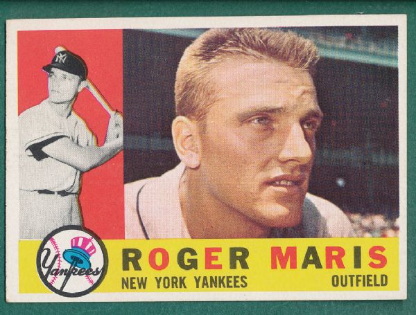 1960 Topps #377 Roger Maris 