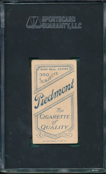 1909-1911 T206 Otey Piedmont Cigarettes SGC 45 *Southern League*