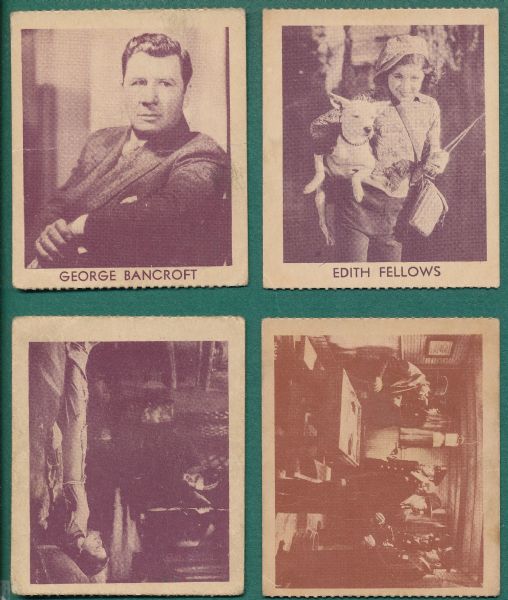 1930s R133 Movie Stars Series of 96 W/ Buck Jones, (8) Card Lot 