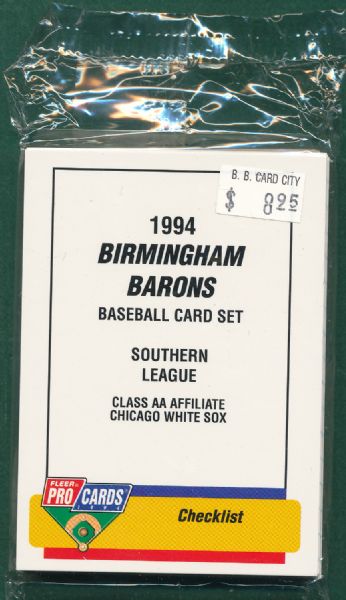 1986-94 Grab Bag Baseball, Football & Basketball Lot W/ 1994 Birmingham Barons with Michael Jordan