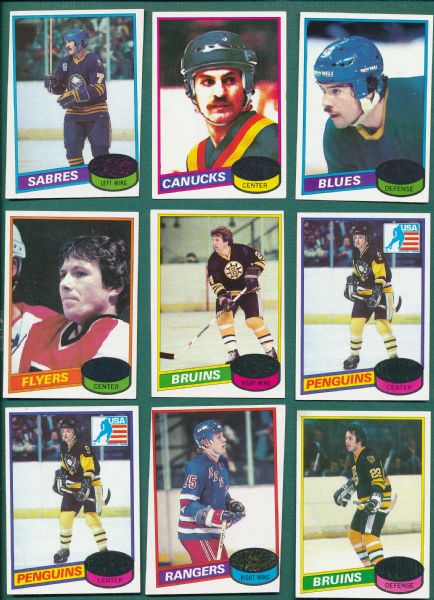 1980 Topps HCKY (23) Card Lot, Unscratched W/ Bourque