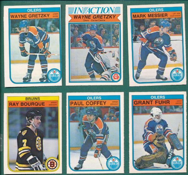 1982 O-Pee-Chee HCKY Complete Set W/ Gretzky & Fuhr, Francis & Hawerchuk Rookies