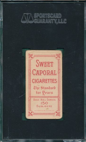 1909-1911 T206 Chase, Pink, Sweet Caparol Cigarettes SGC 40 