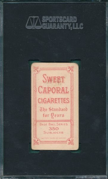 1909-1911 T206 Titus Sweet Caparol Cigarettes SGC 40 