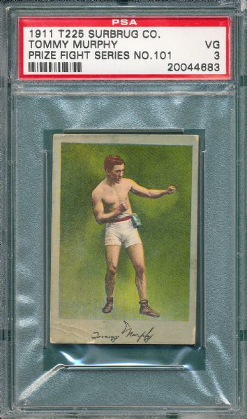 1911 T225 Murphy & Nelson Surbrug Co. (2) Card Lot PSA 3