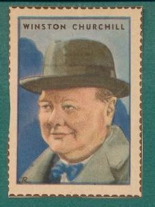 1940s Tribune Poster Stamps Near Set (67/70) W/Album 