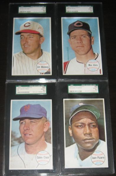 1964 Topps Giants (6) Card Lot W/ Frank Robinson SGC 92