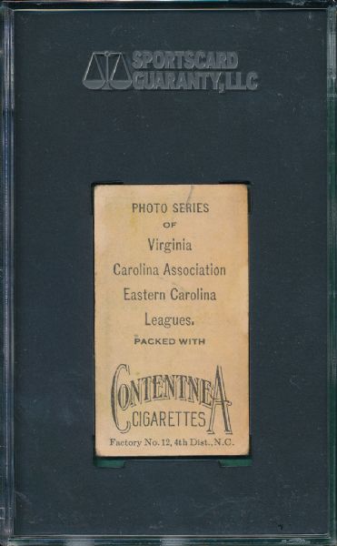 1910 T209 Murdock, B & W, Contentnea Cigarettes SGC 10