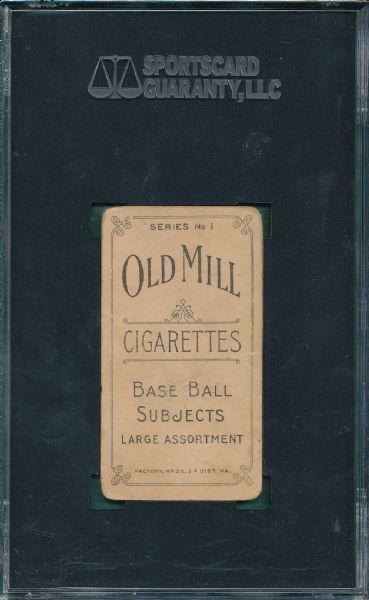 1910 T210-1 Hartley Old Mill Cigarettes SGC 20
