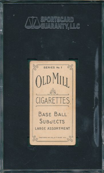 1910 T210-1 Lee Old Mill Cigarettes SGC 50