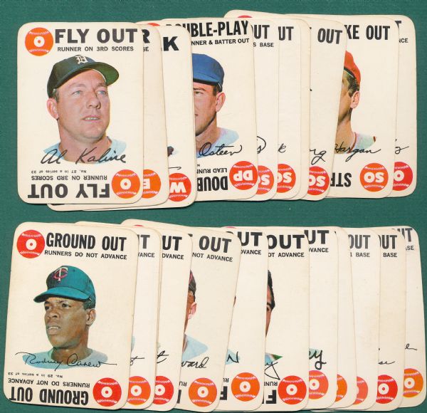 1968 Topps Game (49) Card Lot W/ Mantle *Near Set*