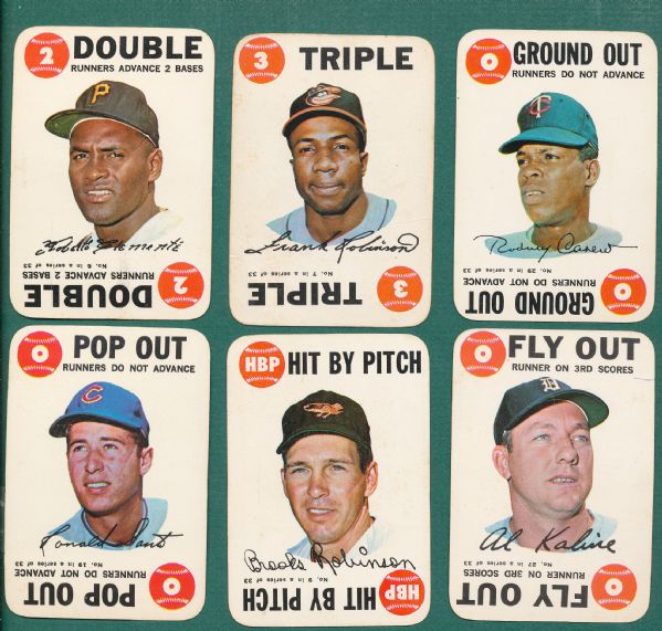 1968 Topps Game (49) Card Lot W/ Mantle *Near Set*