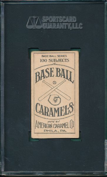 1909-11 E90-1 Bransfield, No P, American Caramel SGC Authentic