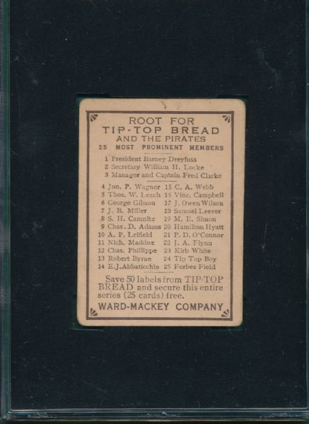 1910 Tip Top Bread Deacon Phillippe SGC 30